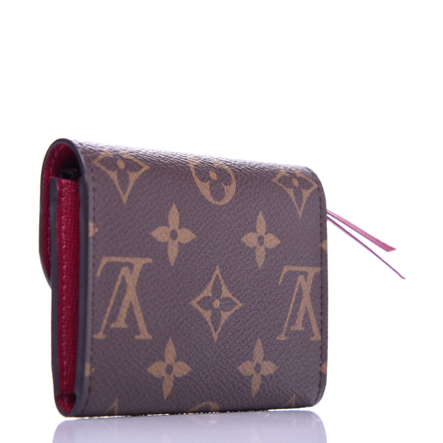 Monogram Rosalie Coin Purse Fuchsia