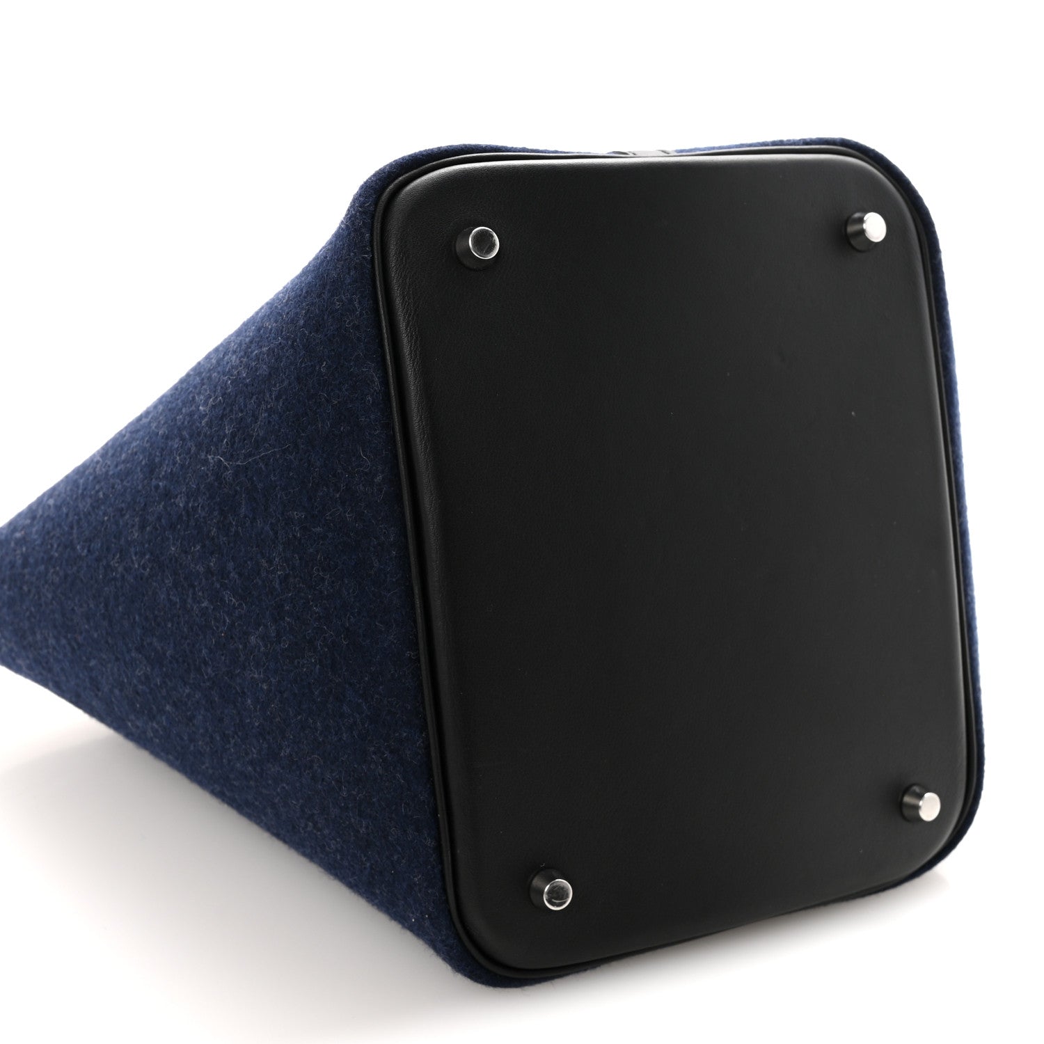 Hermes Feutre Swift Picotin Lock 18 PM Bleu Nuit Black 8 of 9
