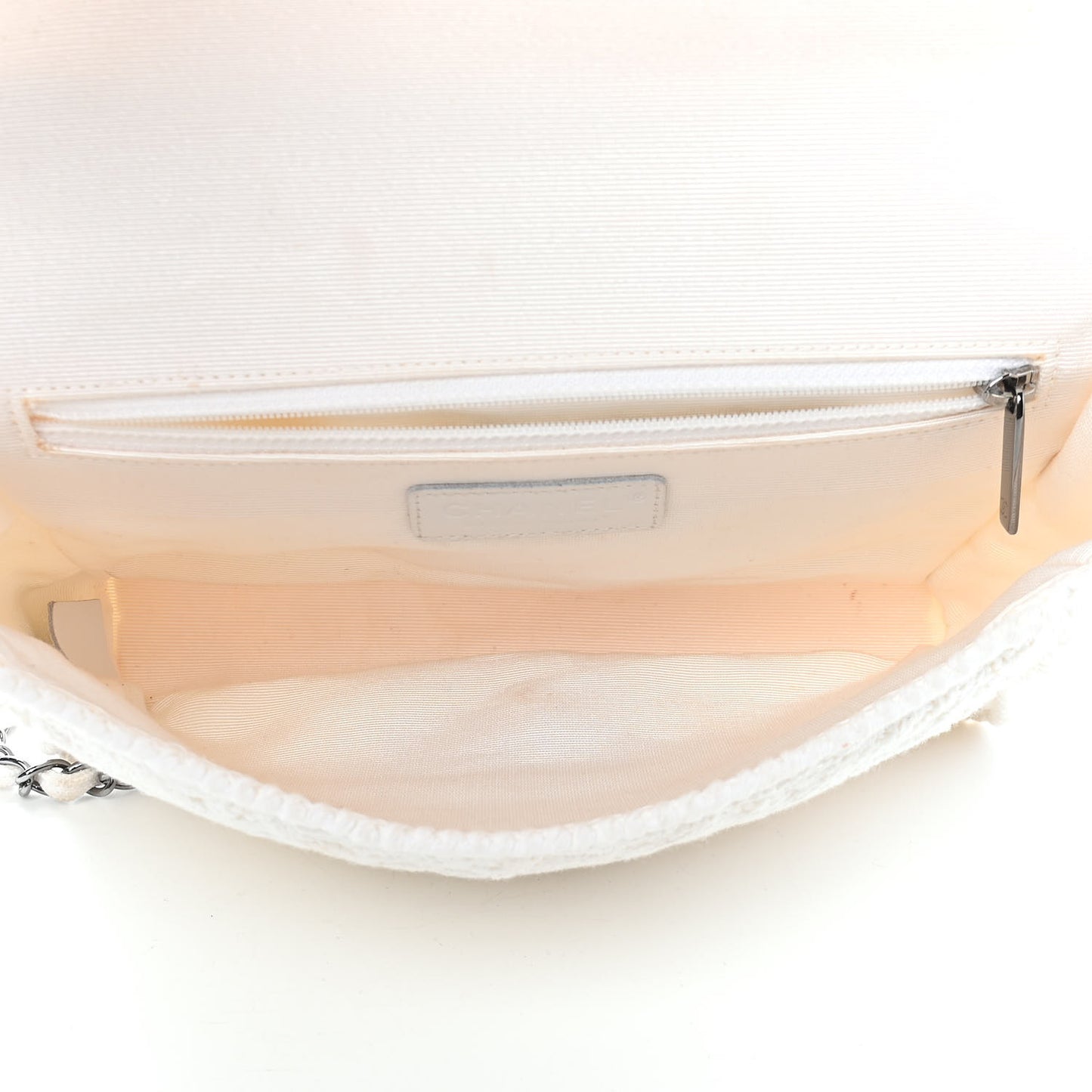 Crochet Single Flap White