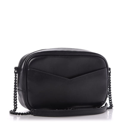 Saint Laurent Canvas Calfskin Metallic Tiger Print Monogram Lou Camera Bag Multicolor 3 of 9