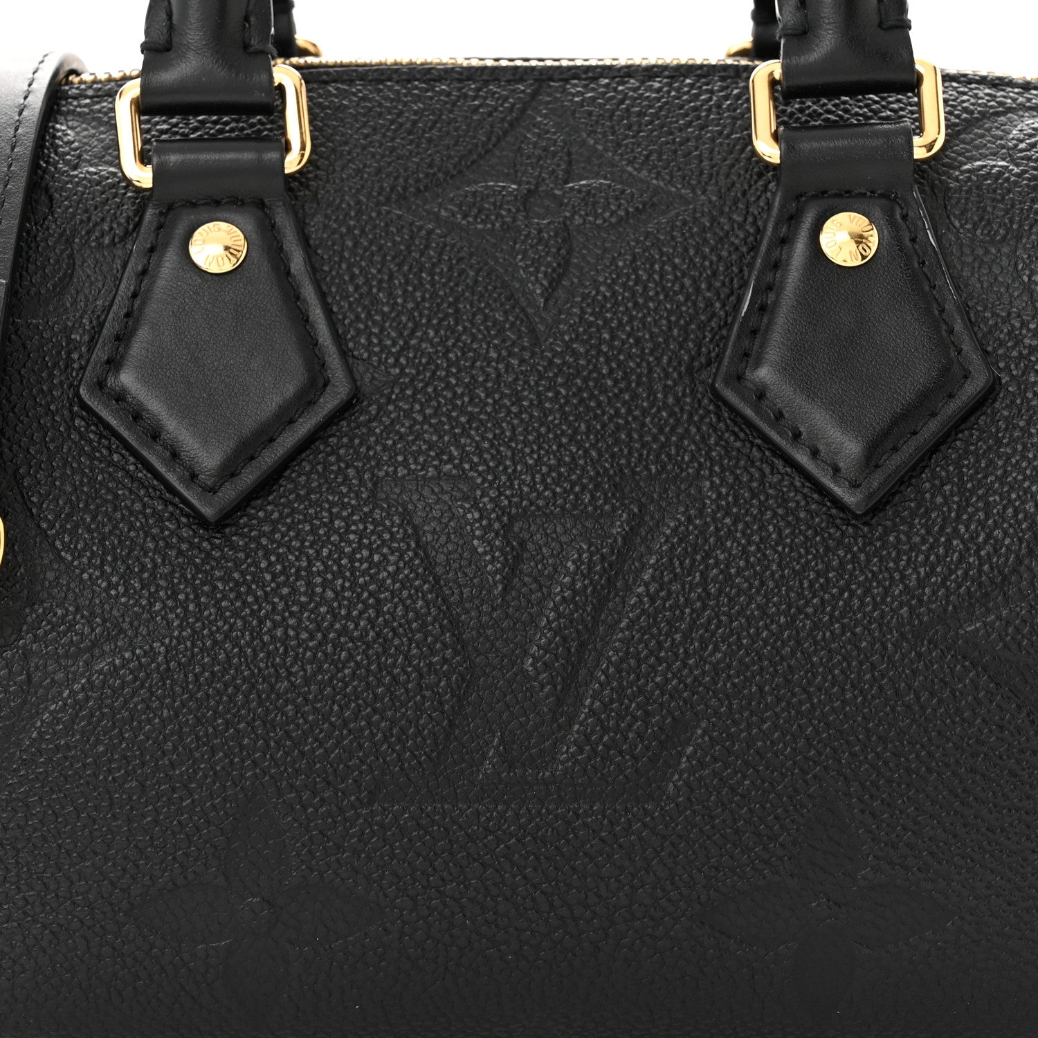 Louis Vuitton Empreinte Monogram Giant Speedy Bandouliere 20 Black 7 of 10