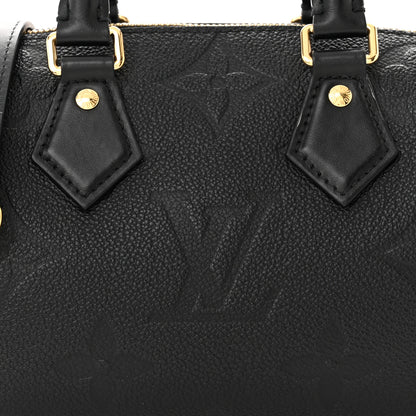 Louis Vuitton Empreinte Monogram Giant Speedy Bandouliere 20 Black 7 of 10