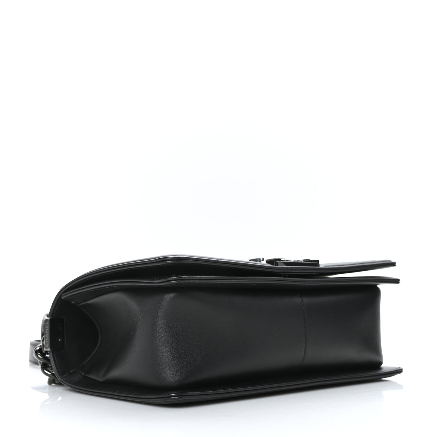 Calfskin Quilted Medium Boy Flap So Black