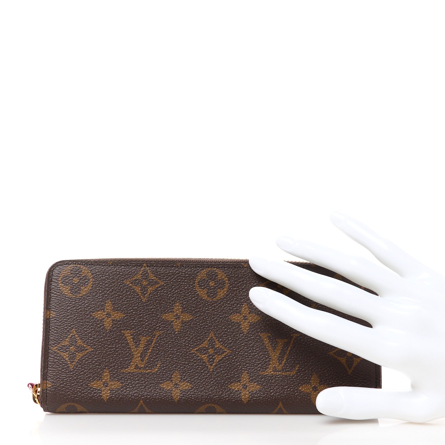 Louis Vuitton Monogram Clemence Wallet Fuchsia 2 of 9