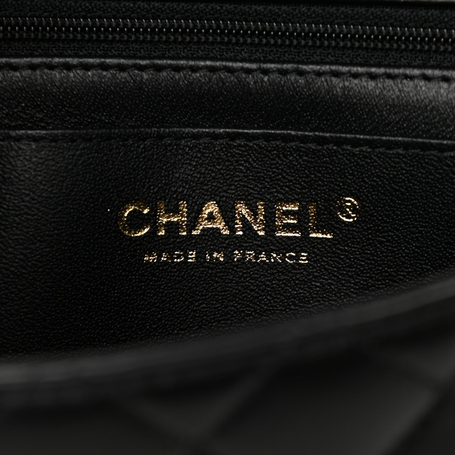Chanel Lambskin Quilted Mini Top Handle Rectangular Flap Black 6 of 9