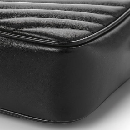 Saint Laurent Calfskin Matelasse Monogram Lou Camera Bag Black 8 of 8