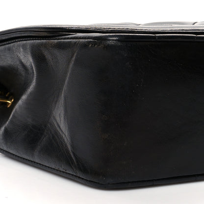 Chanel Lambskin Quilted Medium Single Flap Black 8 of 9