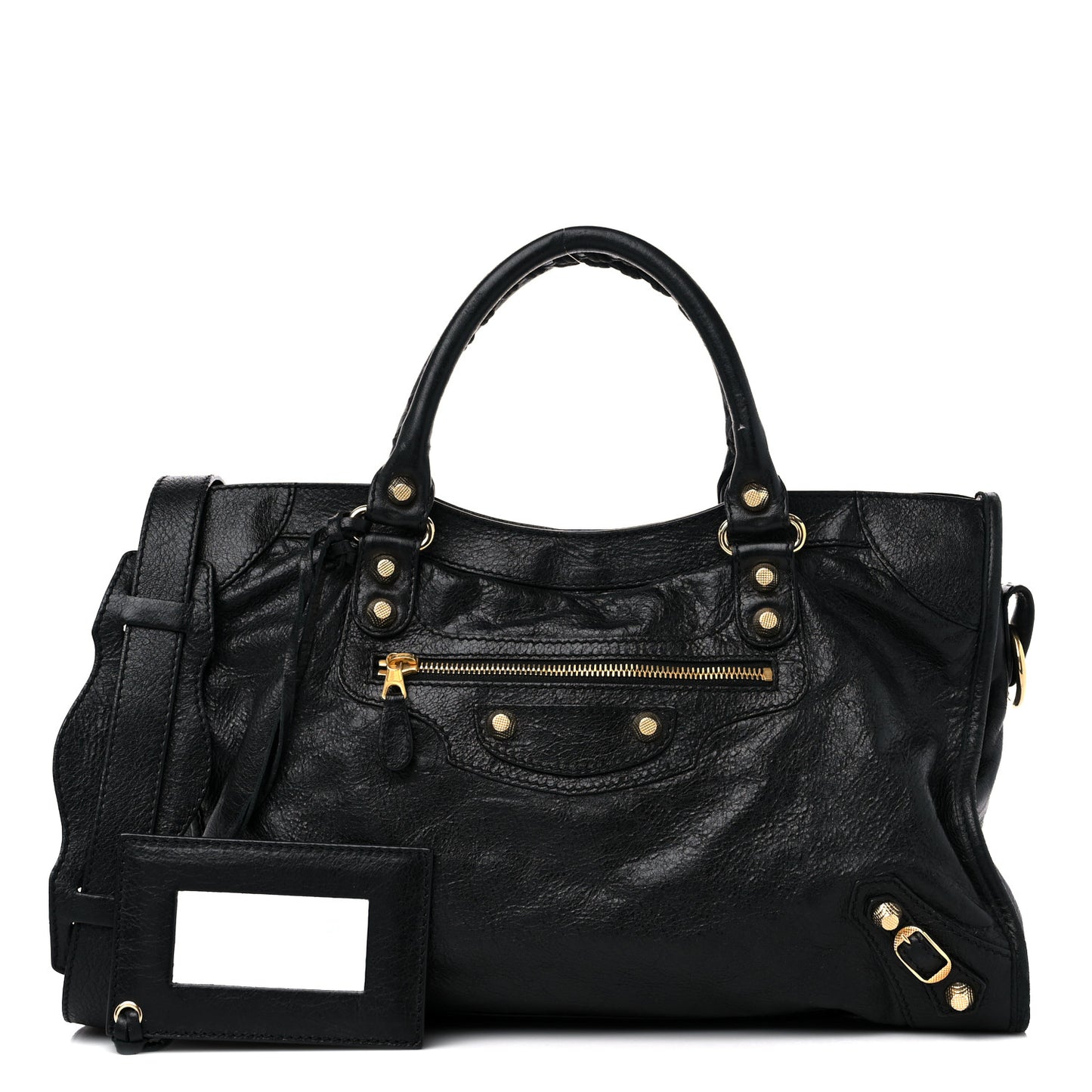 Agneau Giant 12 Gold Hardware City Black