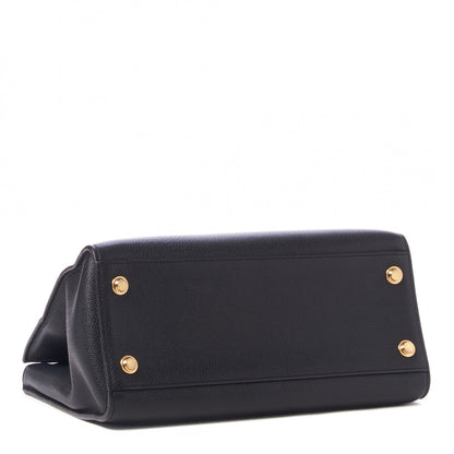 Louis Vuitton Taurillon City Steamer MM Black 4 of 8