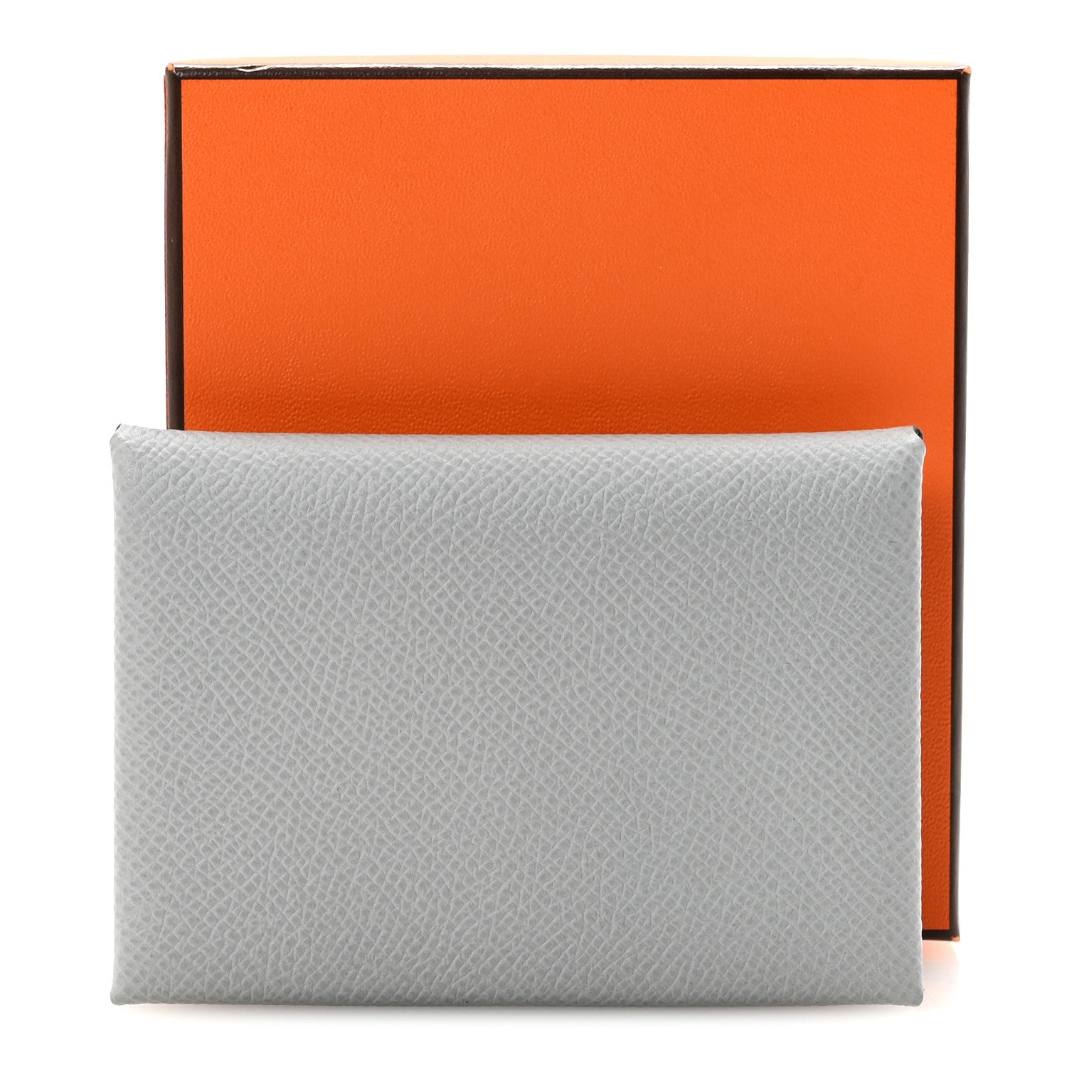 Hermes Epsom Calvi Duo Card Case Bleu Glacier 7 of 7