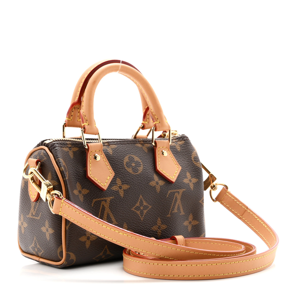 Louis Vuitton Monogram Nano Speedy Bandouliere 3 of 11