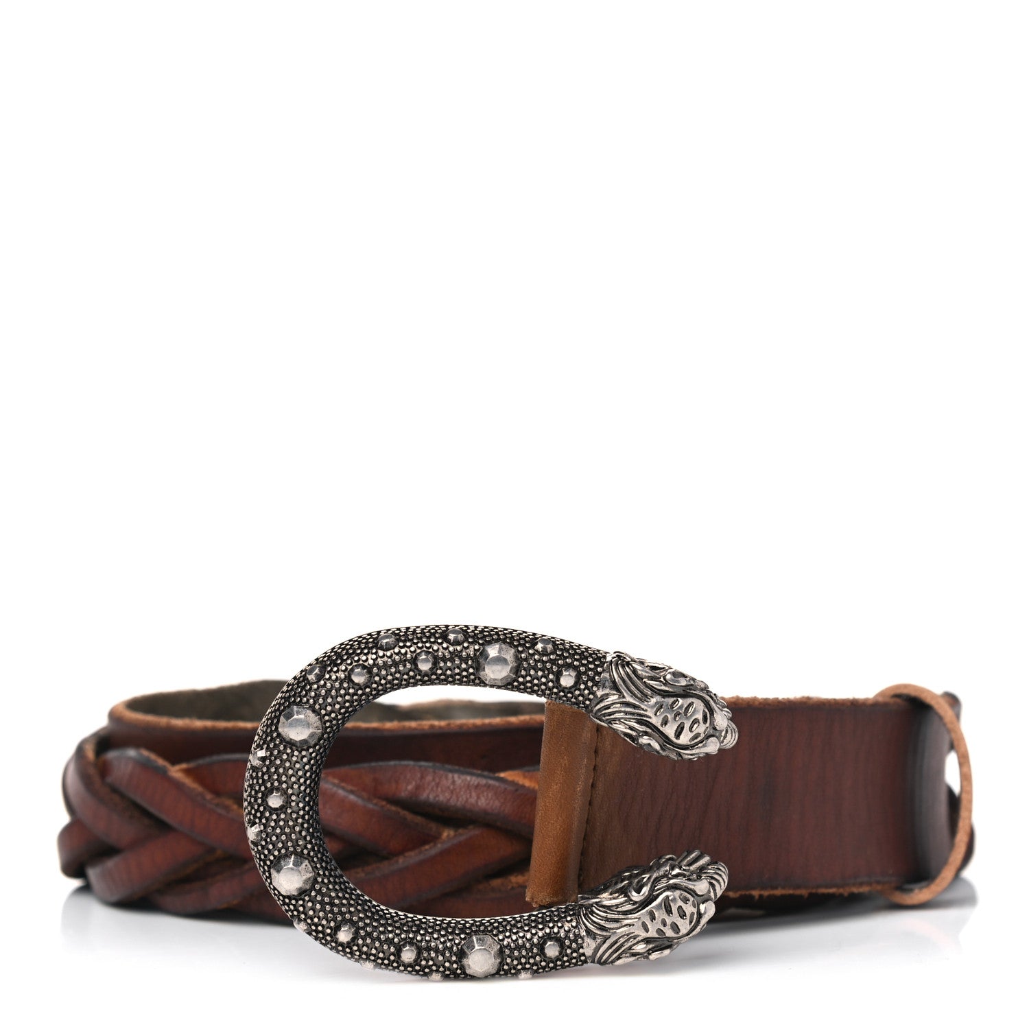 Gucci Calfskin Braided Dionysus Belt 90 36 Cuir 1 of 8