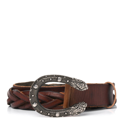 Gucci Calfskin Braided Dionysus Belt 90 36 Cuir 1 of 8