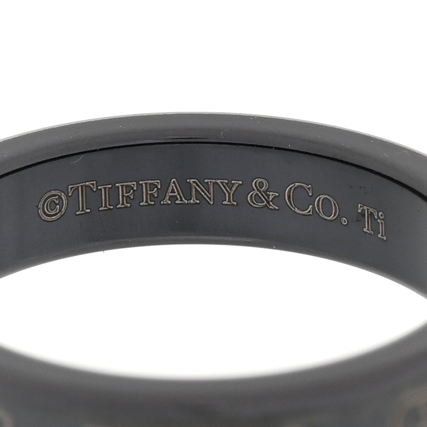 Tiffany Titanium 4mm Narrow 1837 Ring 52 6 4 of 4