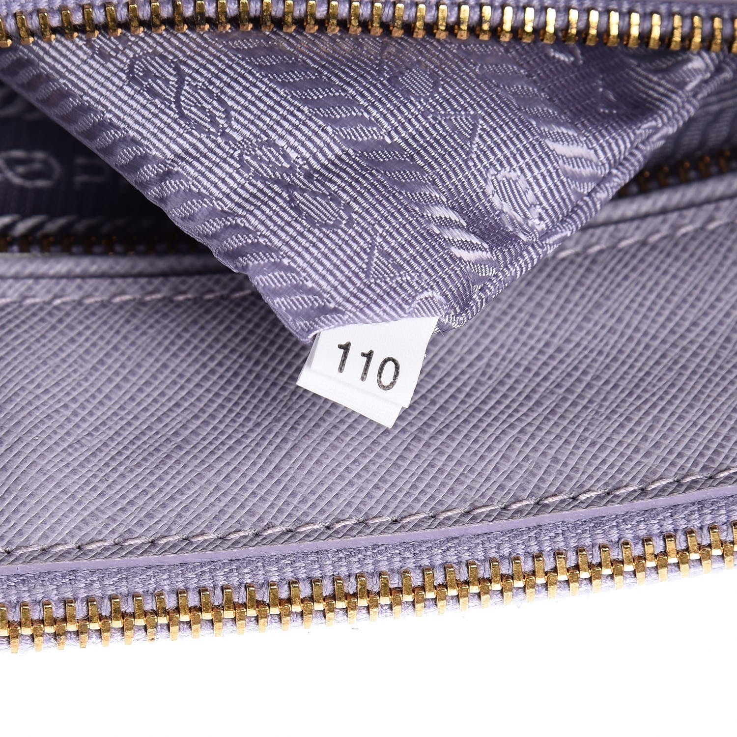 Prada Saffiano Small Galleria Double Zip Tote Glicine 9 of 10