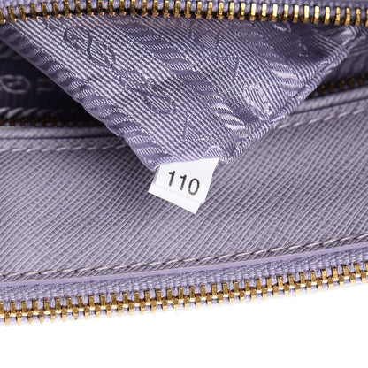 Prada Saffiano Small Galleria Double Zip Tote Glicine 9 of 10