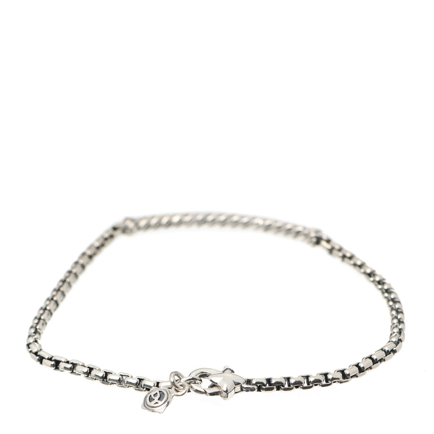 Sterling Silver Diamond Petite Pave Metro Bar Bracelet