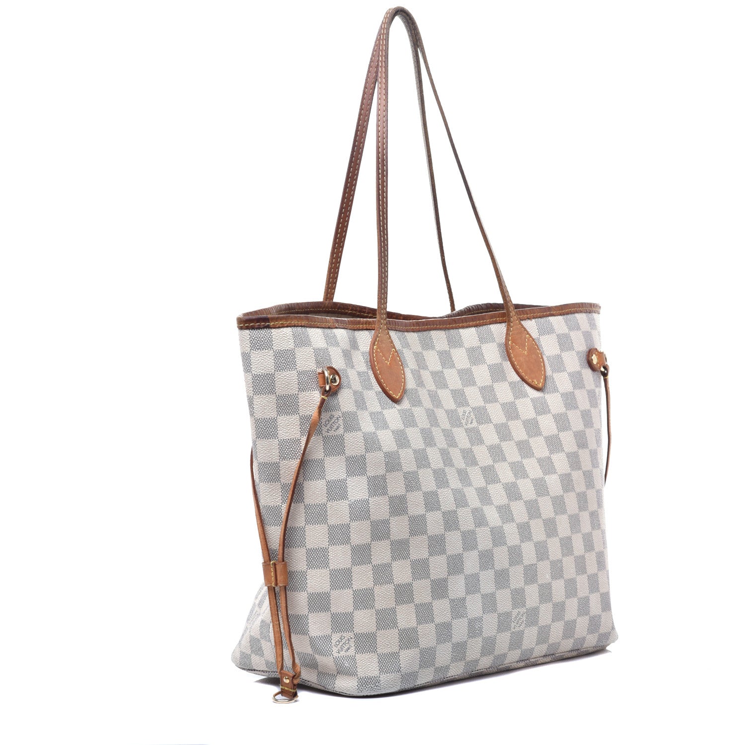 Louis Vuitton Damier Azur Neverfull MM 3 of 9