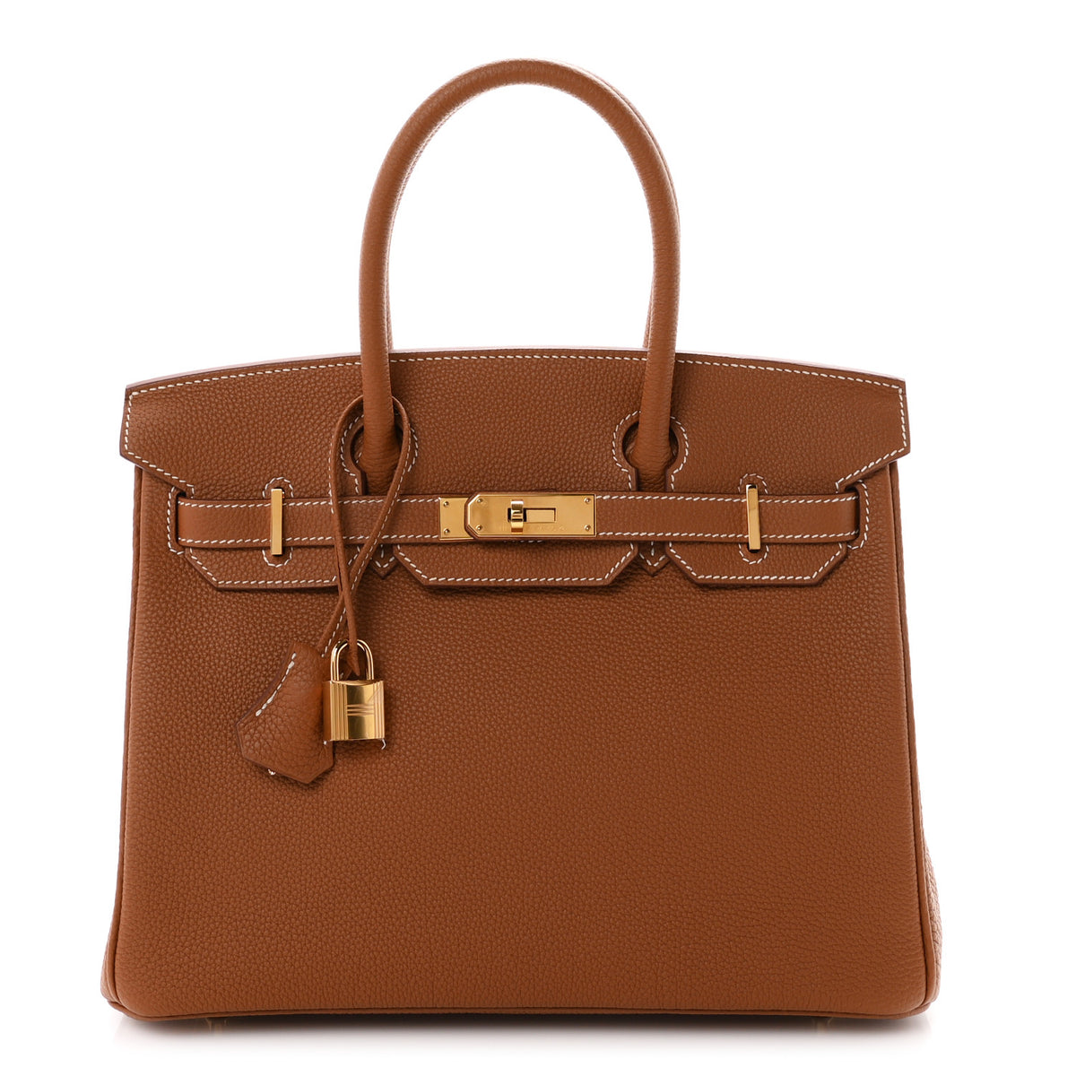 Hermes Togo Birkin 30 Gold 1 of 11