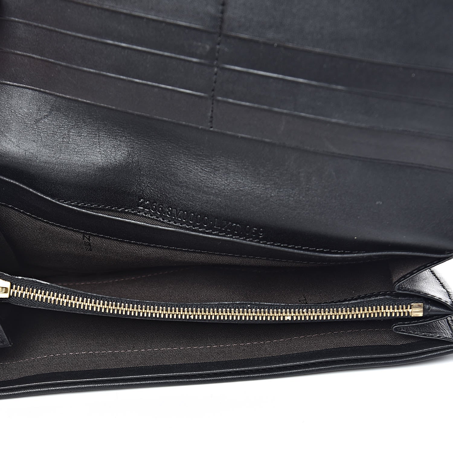 Fendi Zucchino Cuoio Continental Wallet Black Moro 5 of 10