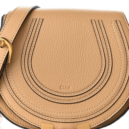 Chloe Calfskin Mini Marcie Round Crossbody Bag Nude 7 of 8