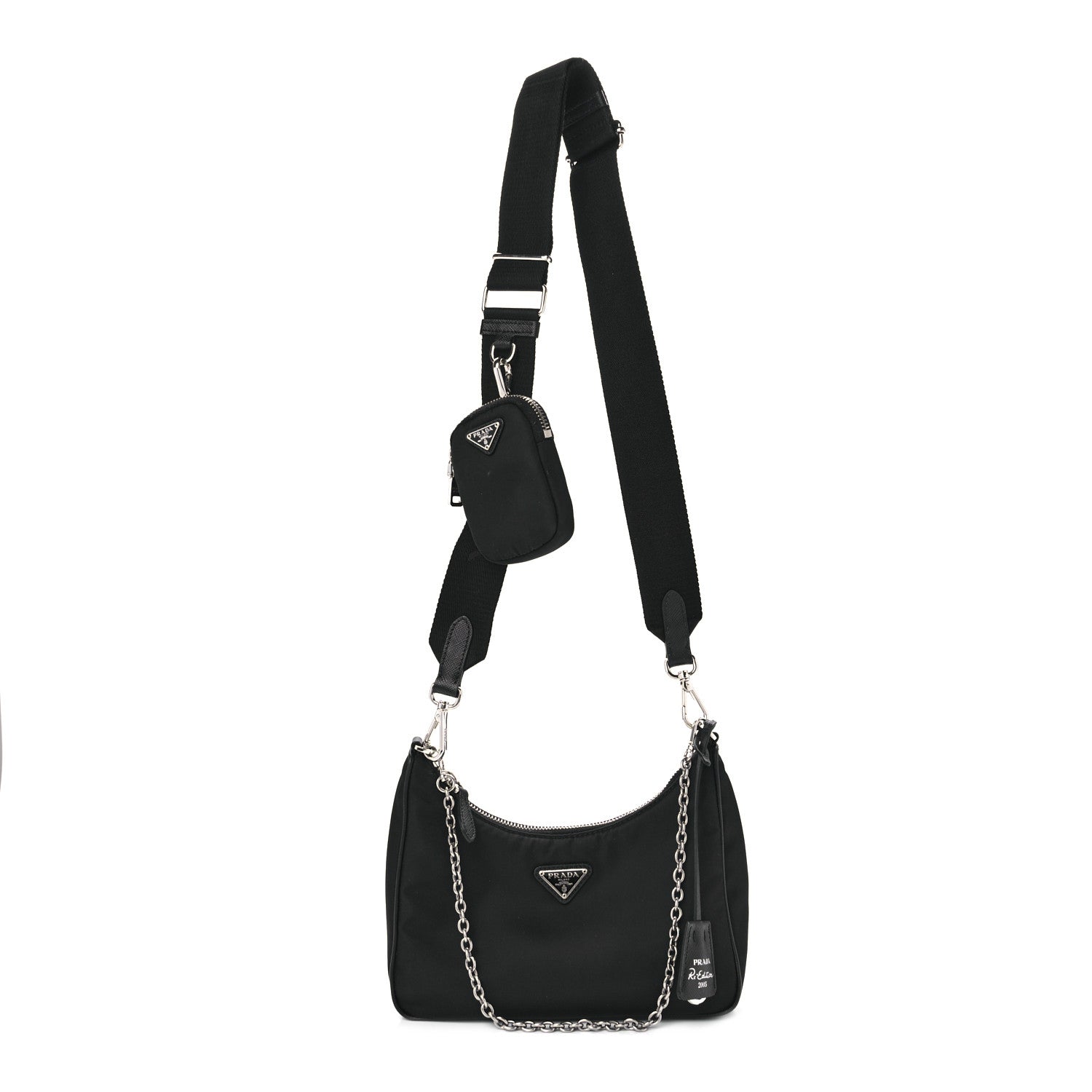 Prada Nylon Re-Edition 2005 Shoulder Bag Black 1 of 9