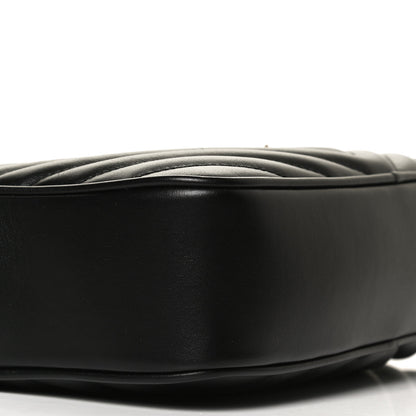 Saint Laurent Calfskin Matelasse Monogram Lou Camera Bag Black 9 of 12
