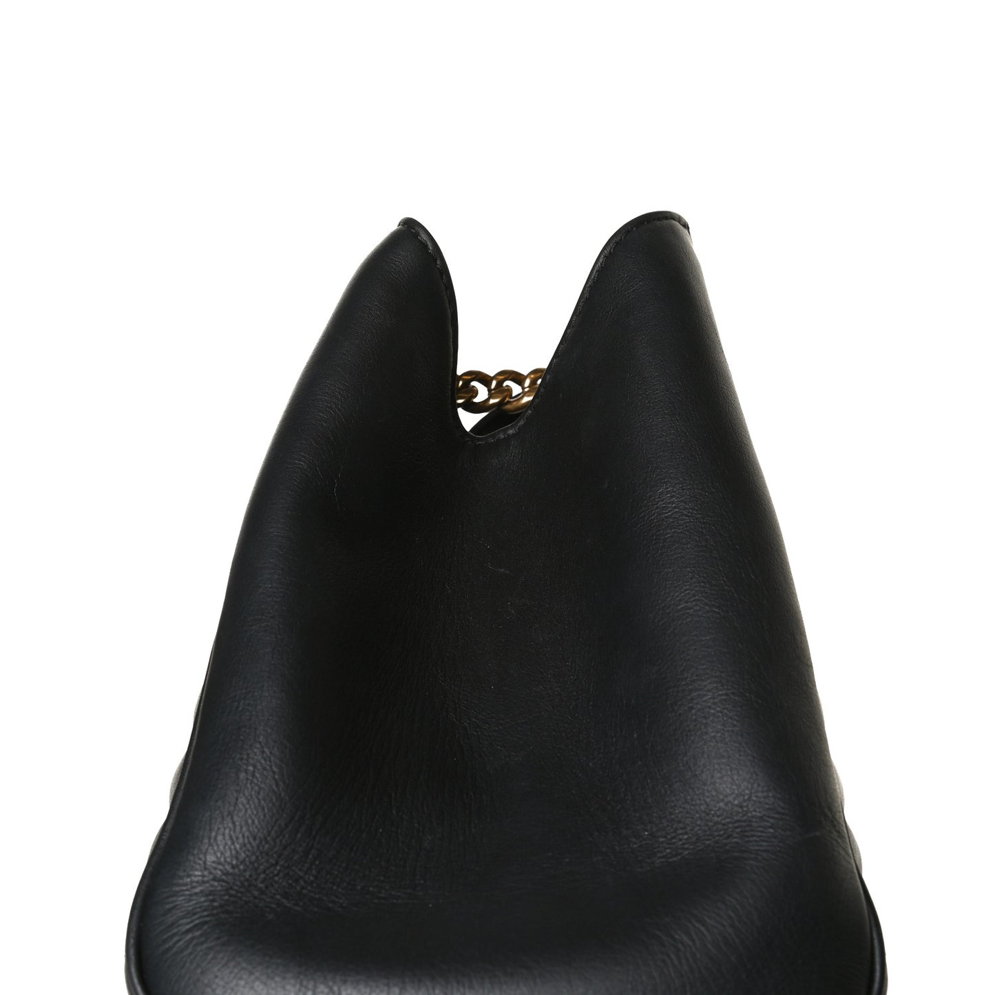 Calfskin New Wave Chain Tote Black