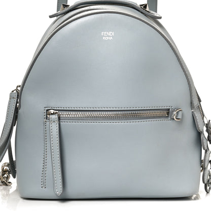 Fendi Vitello Dolce Crystal Flowerland Croc Tail Mini Backpack Grey 9 of 13