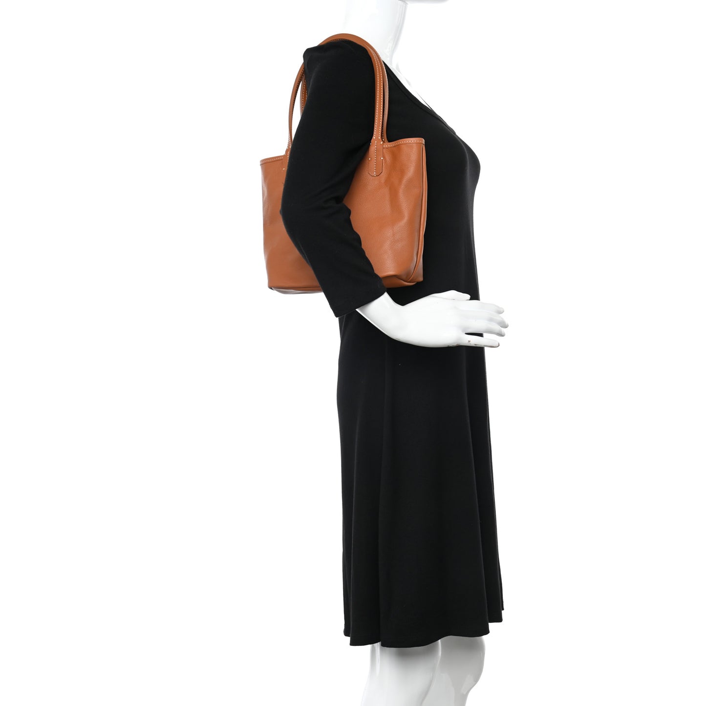 Goyardine Reversible Mini Anjou Black Gold