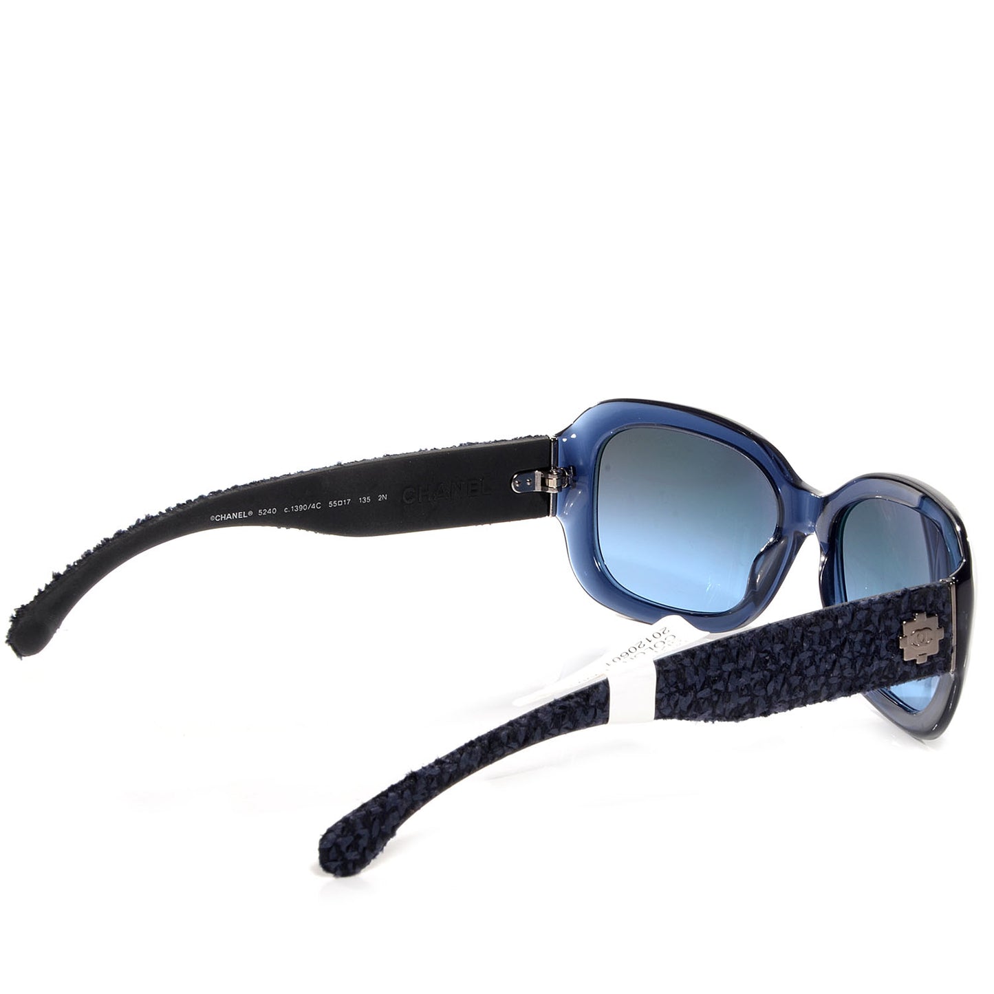 Tweed CC Sunglasses 5240 Blue Black