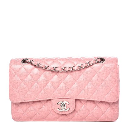 Chanel Caviar Quilted Medium Double Flap Pink 1 of 10