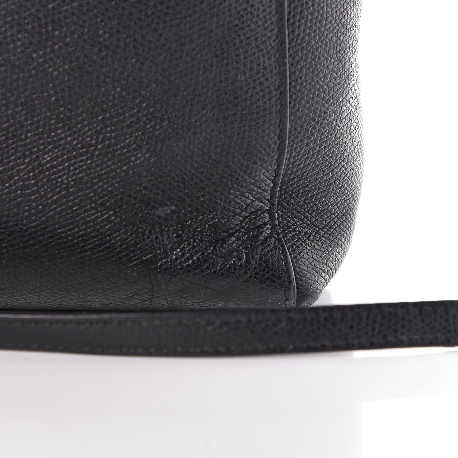 Celine Grained Calfskin Small Vertical Cabas Black 15 of 20