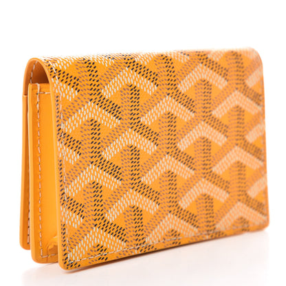 Goyard Goyardine Business Card Holder Yellow 3 of 12