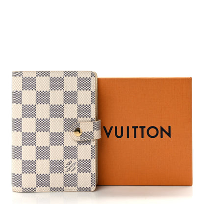Louis Vuitton Damier Azur Small Ring Agenda Cover 7 of 7