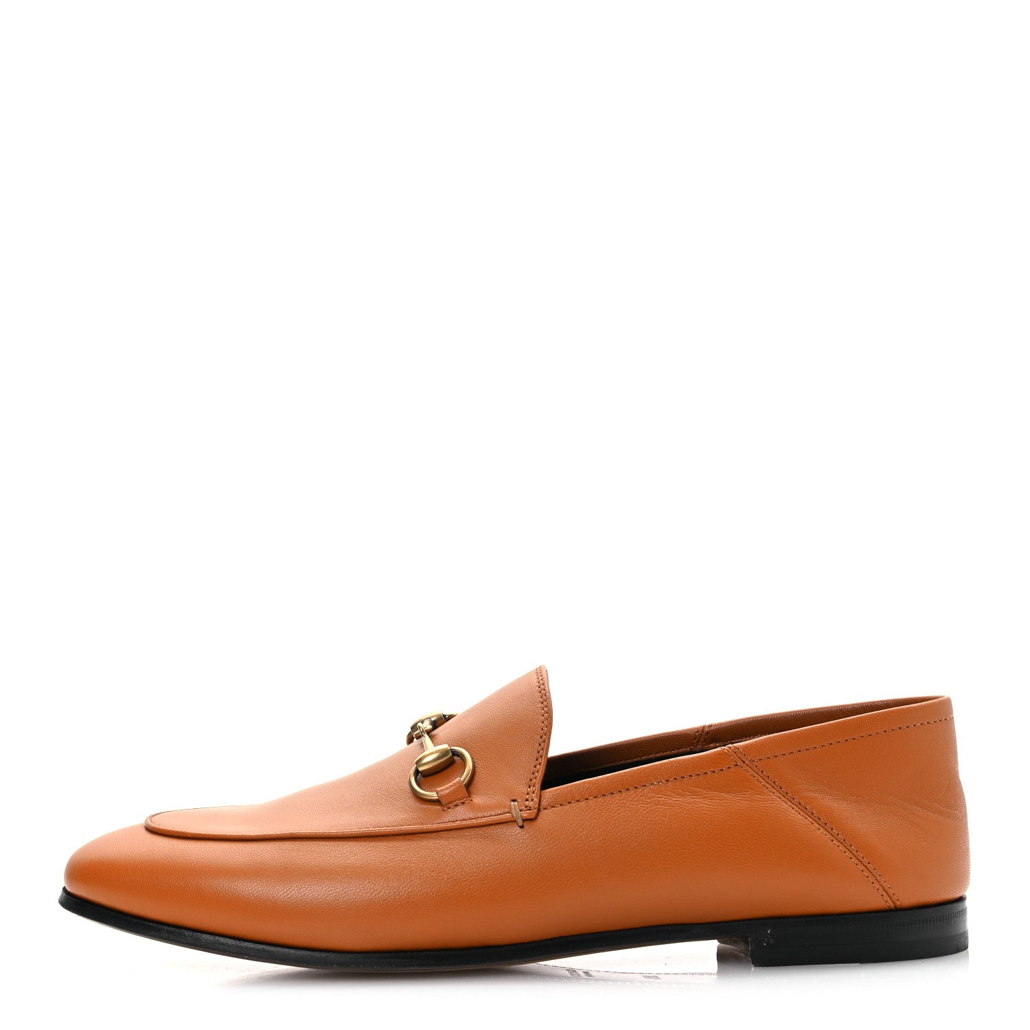 Gucci Lambskin Brixton Horsebit Loafers 38.5 Crystal Copper 1 of 12