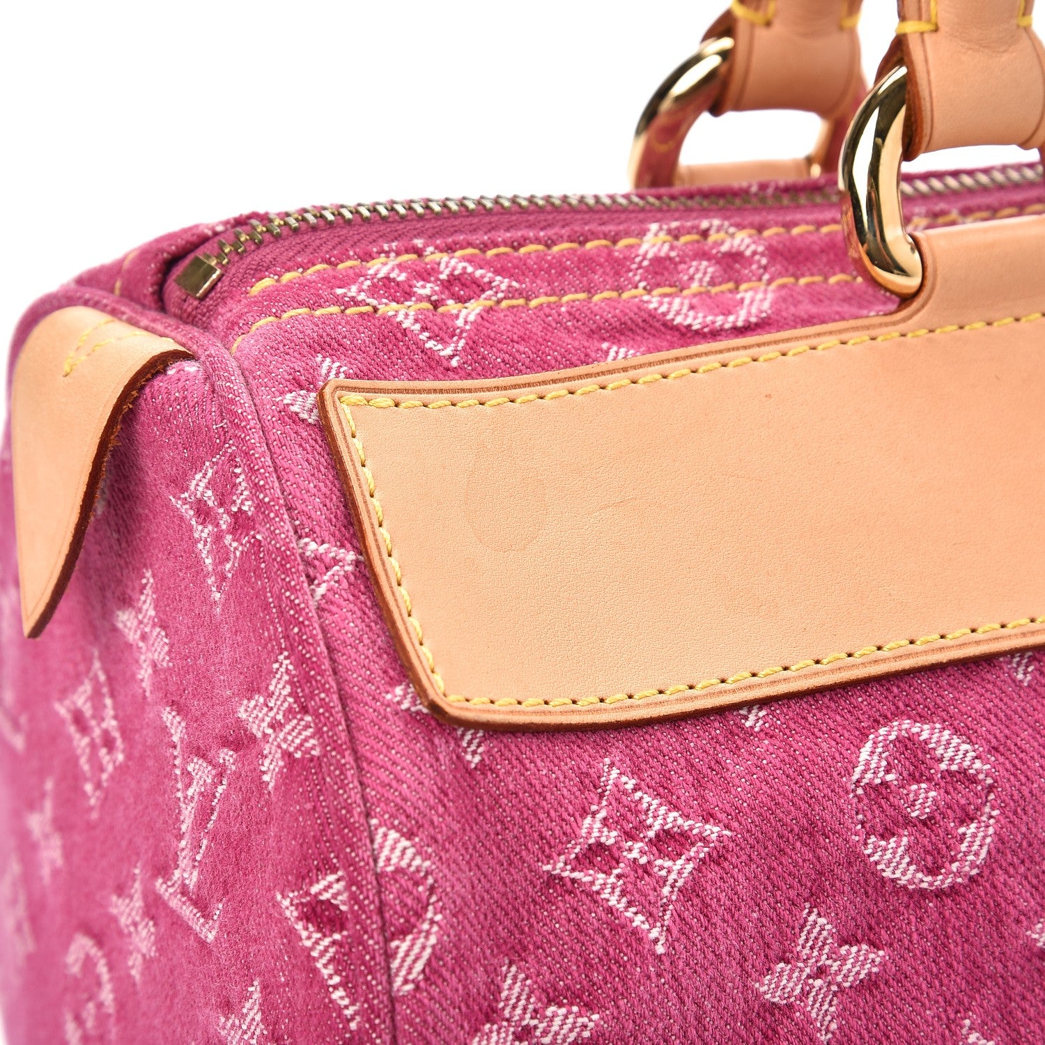 Louis Vuitton Monogram Denim Neo Speedy Fuchsia 8 of 8