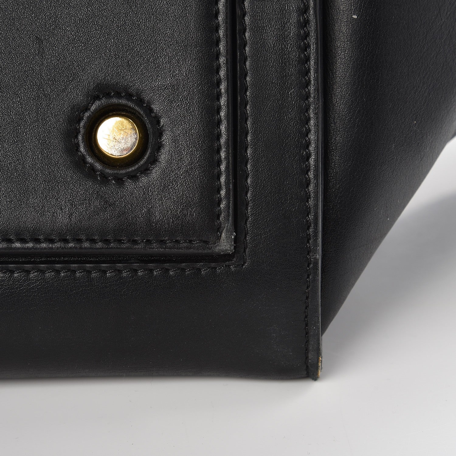 Celine Smooth Calfskin Large Tie Knot Tote Black 13 of 16