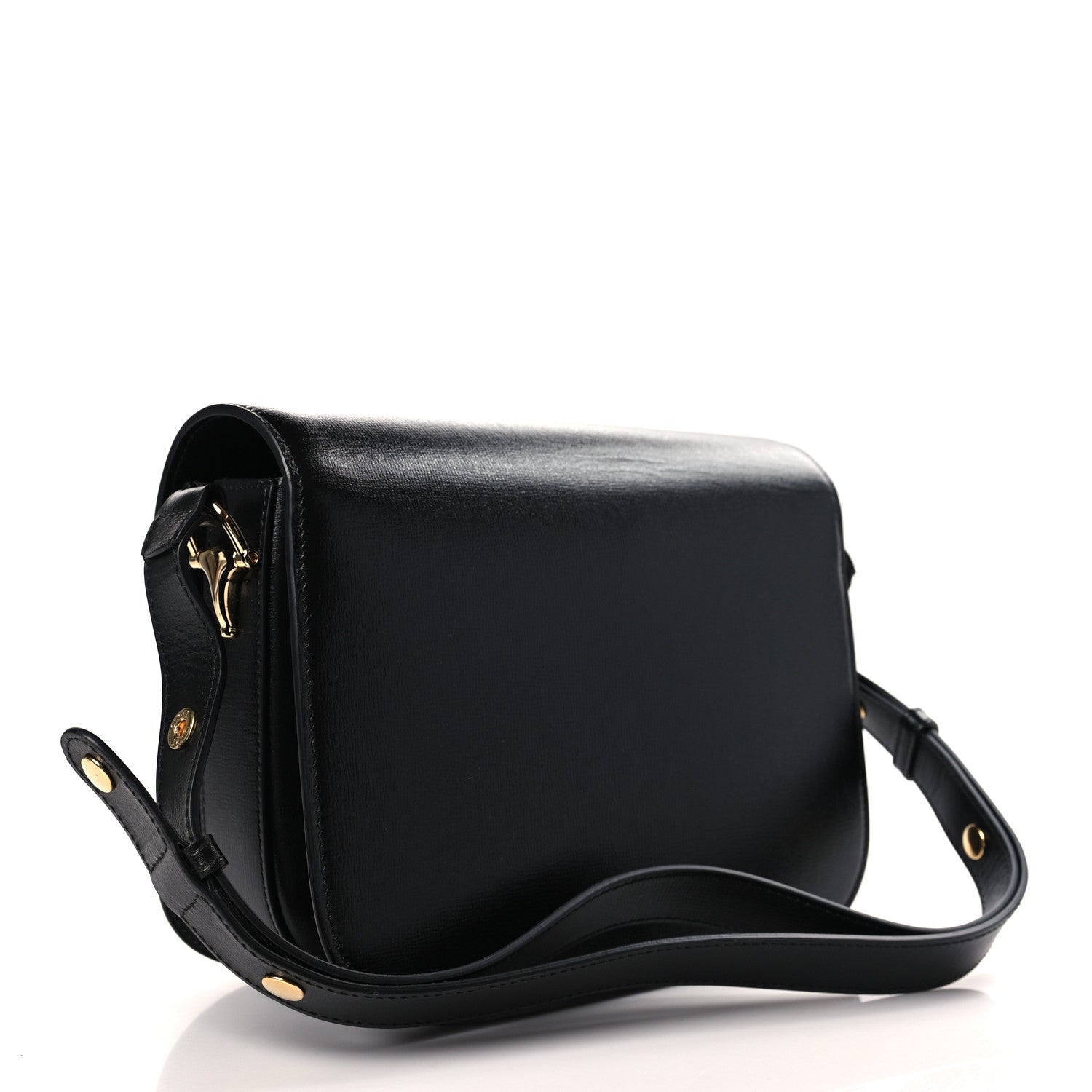 Gucci Azalea Calfskin Horsebit 1955 Shoulder Bag Black 2 of 8