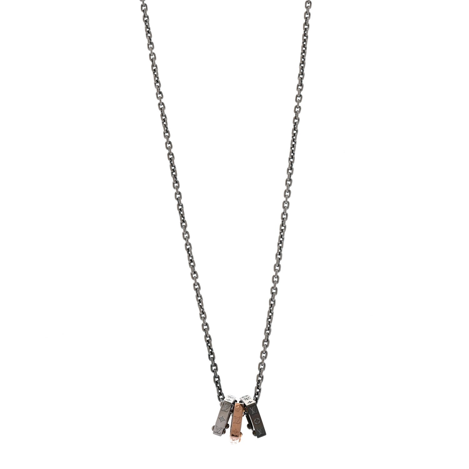 Louis Vuitton Metal Monogram Bold Necklace Multicolor 1 of 6
