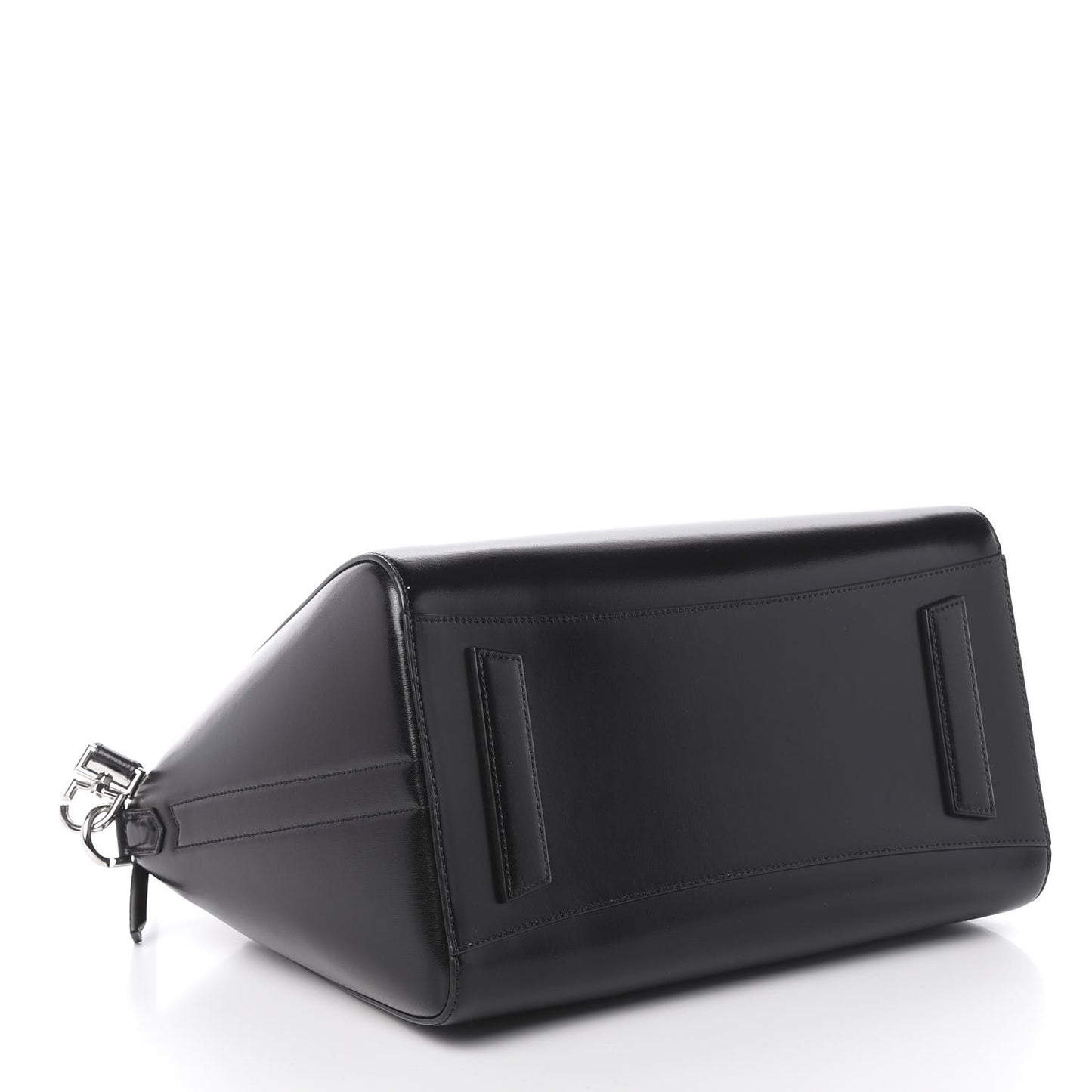Shiny Lord Calfskin Medium Antigona Black