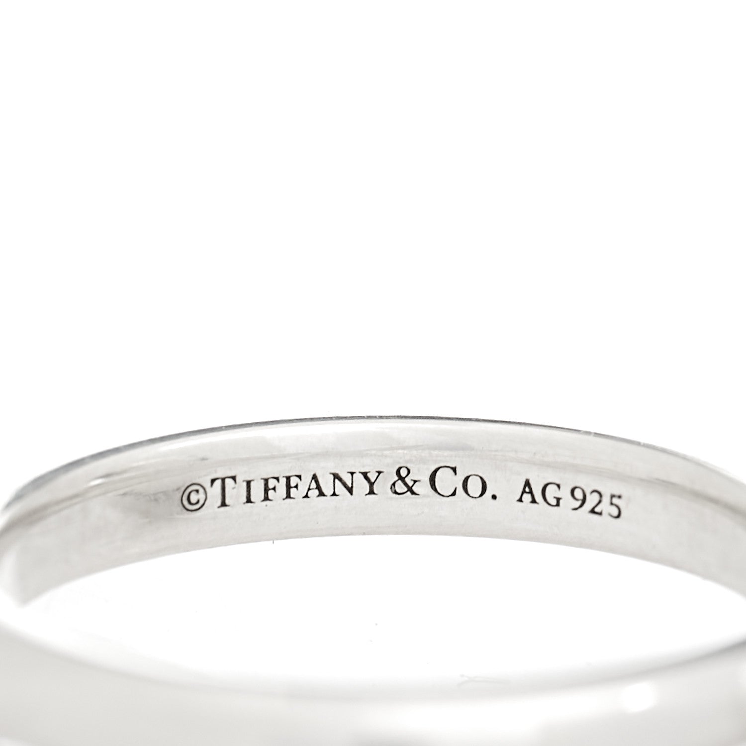 Tiffany Sterling Silver 15.75mm HardWear Ball Ring 48 4.5 5 of 8