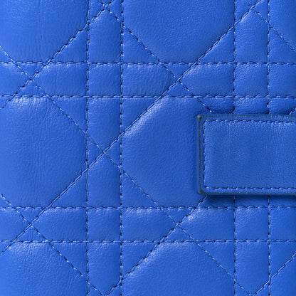 Christian Dior Lambskin Cannage Lady Dior Eden Wallet Blue 8 of 14