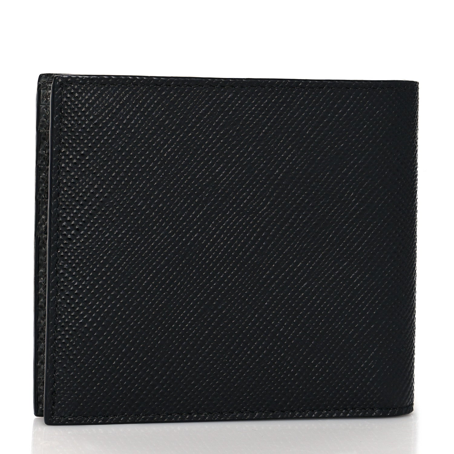 Prada Saffiano Bi-Fold Wallet Black 3 of 8