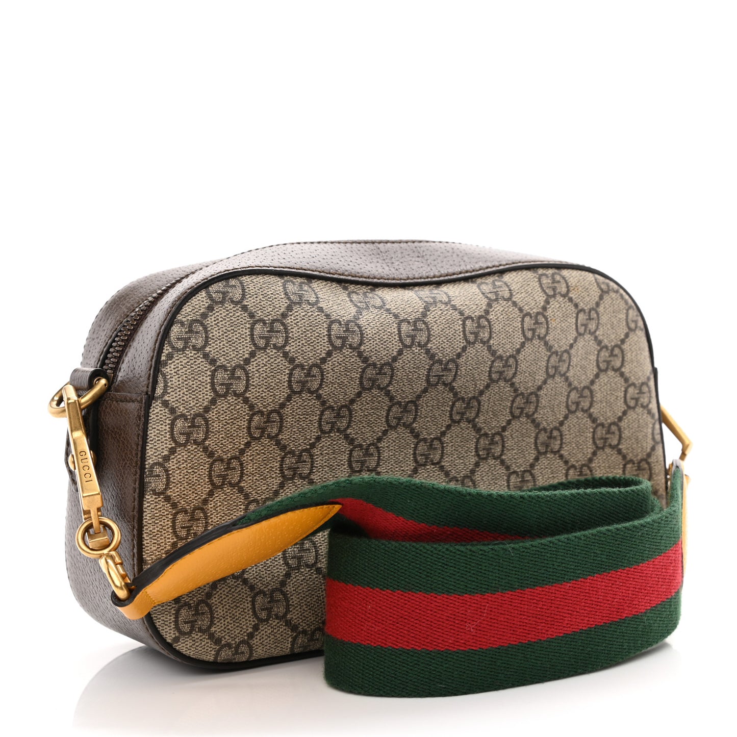 GG Supreme Monogram Web Neo Vintage Shoulder Bag Beige New Acero Crop