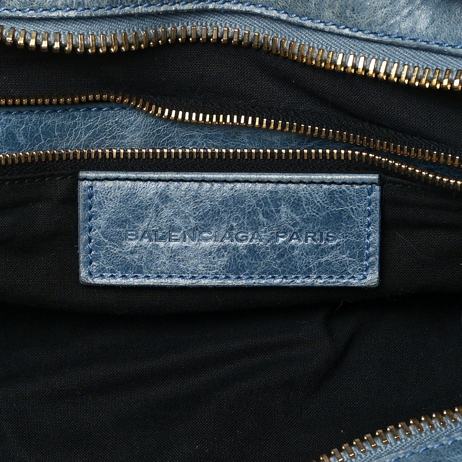 Balenciaga Agneau Giant 21 Gold Hardware Part Time Bleu 4 of 10