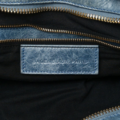 Balenciaga Agneau Giant 21 Gold Hardware Part Time Bleu 4 of 10