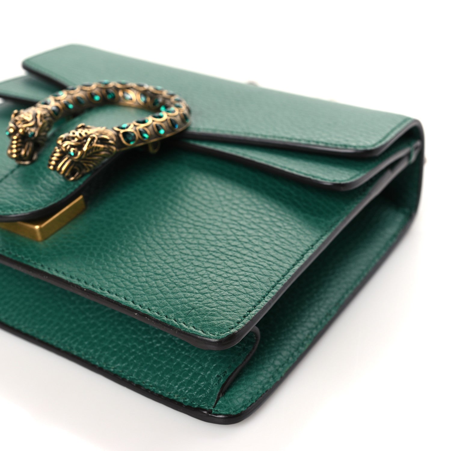 Gucci Calfskin Mini Dionysus Shoulder Bag Emerald 9 of 9