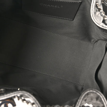 Chanel Metallic Caviar Quilted Small Chanel 25 Handbag Anthracite 5 of 11