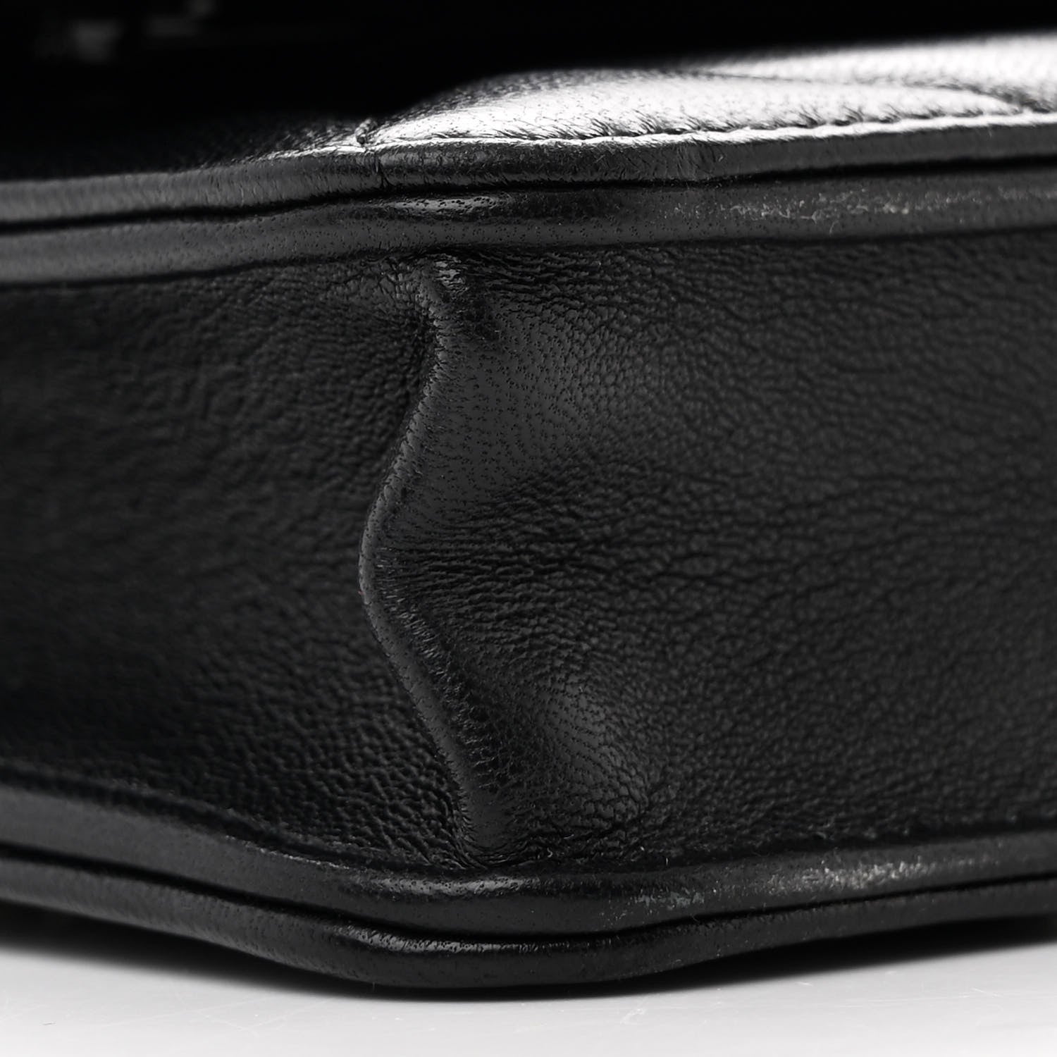 Chanel Lambskin Quilted Chanel 19 Wallet On Chain WOC Black 10 of 13